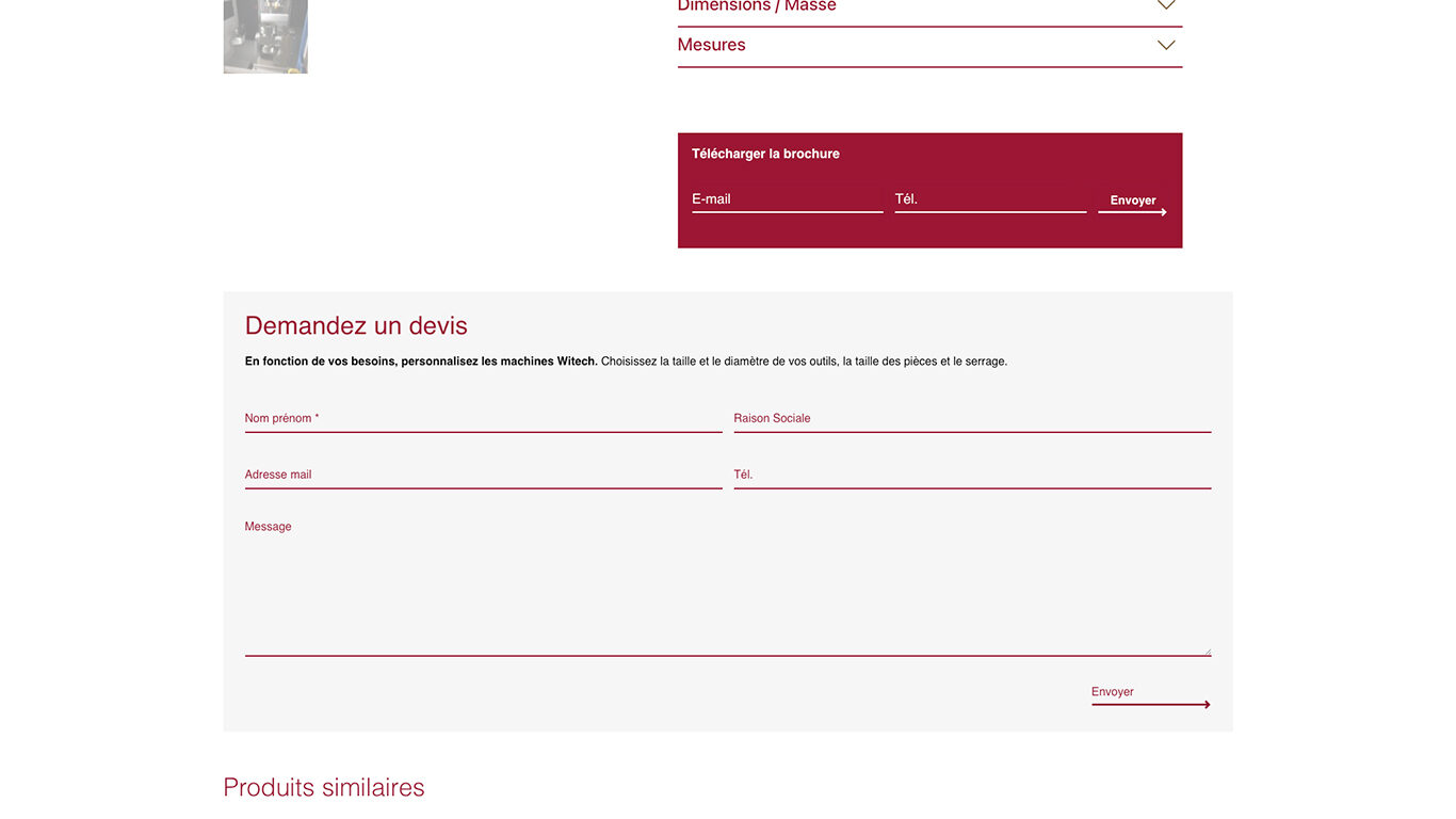 Prise De Contact Witech